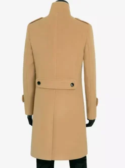 Vestes pour hommes Manteaux Col rabattu Décontracté Camel Mode Chic