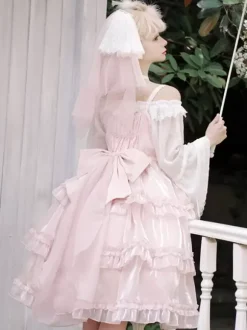 Voile Mignonne Lolita Accessoires Blanc Dentelle Coiffure