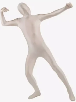Vêtement de Zentai unisexe en couleur chair en coton de lycra Déguisements Halloween