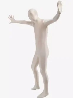 Vêtement de Zentai unisexe en couleur chair en coton de lycra Déguisements Halloween