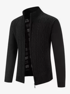Vêtements Cardigan Pour Hommes Pulls Décontracté Manches Longues Zipper
