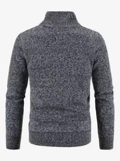 Vêtements Cardigan Pour Hommes Pulls Décontracté Manches Longues Zipper