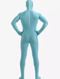 Zentaï en lycra spandex bleu ciel clair Déguisements Halloween