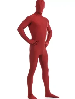 Zentaï en lycra spandex rouge foncé Déguisements Halloween